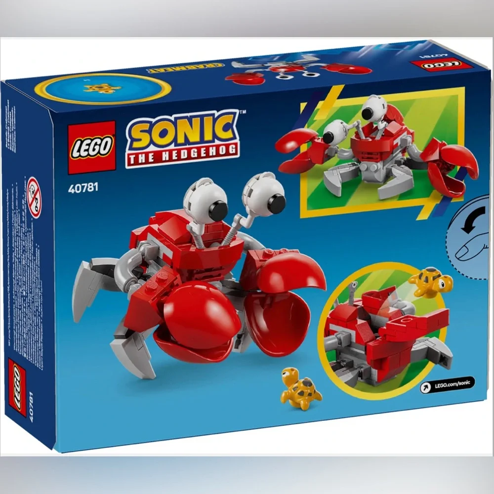 LEGO® Sonic the Hedgehog™ Badnik: Crabmeat (40781) NEW in Sealed Box